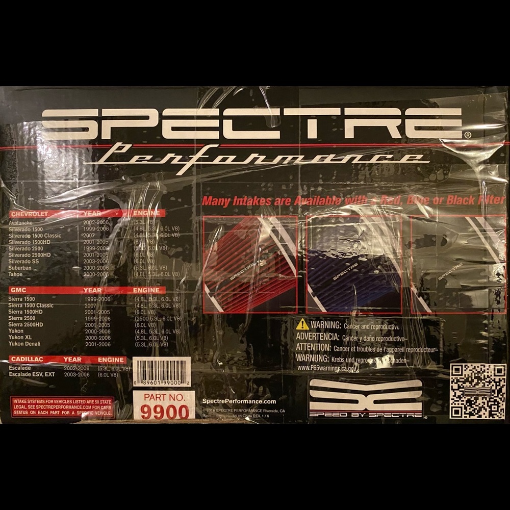 Specter 9900 Performance Air Intake system - Picture 6 of 7